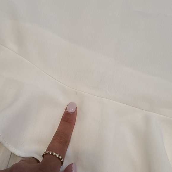 Zara - Pleated Hem Blouse - Picture 4 of 5